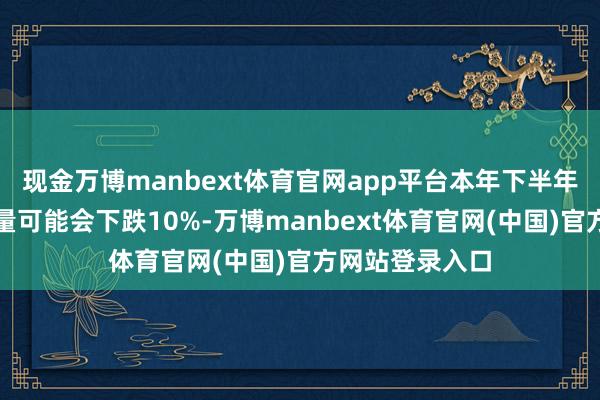 现金万博manbext体育官网app平台本年下半年该口岸的货运量可能会下跌10%-万博manbext体育官网(中国)官方网站登录入口
