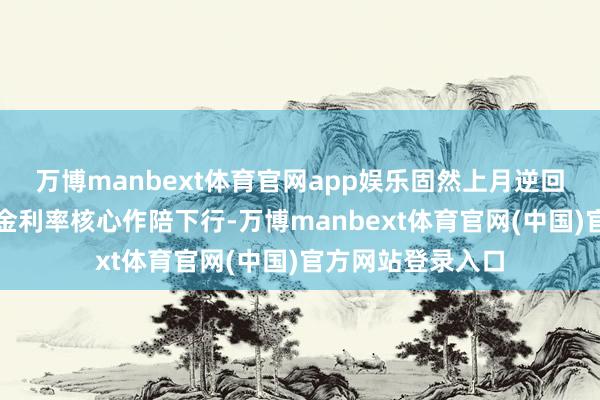 万博manbext体育官网app娱乐固然上月逆回购降息落地后资金利率核心作陪下行-万博manbext体育官网(中国)官方网站登录入口