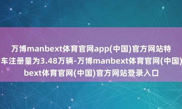 万博manbext体育官网app(中国)官方网站特斯拉在欧洲地区新车注册量为3.48万辆-万博manbext体育官网(中国)官方网站登录入口