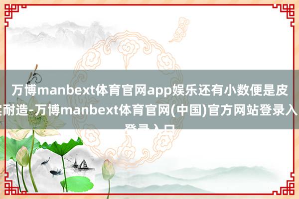 万博manbext体育官网app娱乐还有小数便是皮实耐造-万博manbext体育官网(中国)官方网站登录入口